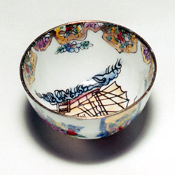repaired china bowl