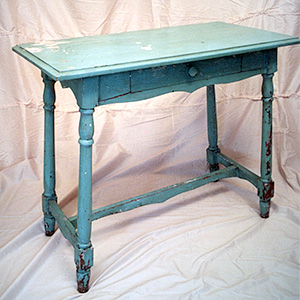 rough painted table